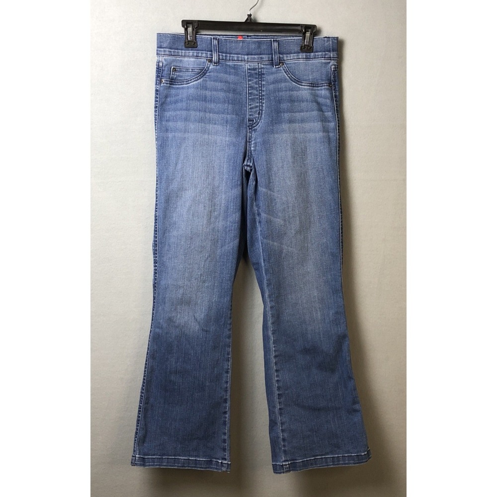 SPANX SpanxShape EveryWear Vintage INDIGO FLARE pull-on Jeans #20541R -Sz Large